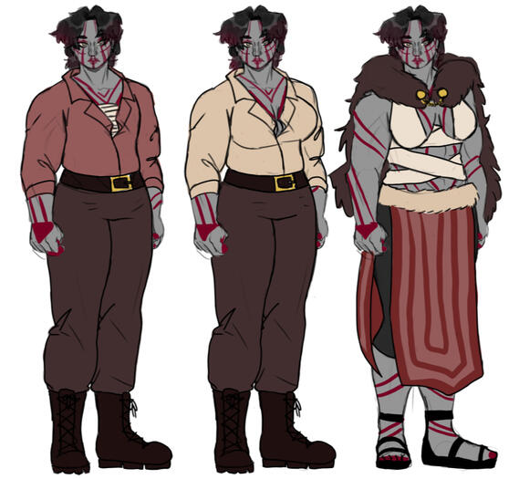 character outfit refs example